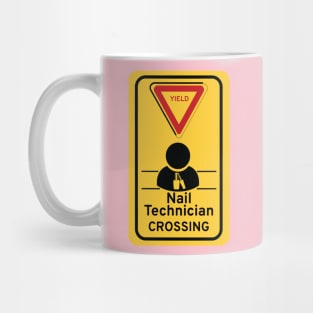 Nail Technician Crossing Mug